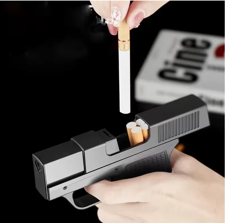Briquet pistolet ⏐ Etui à cigarettes
